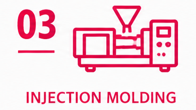Advanced injection molding with process control and automation for stable production.